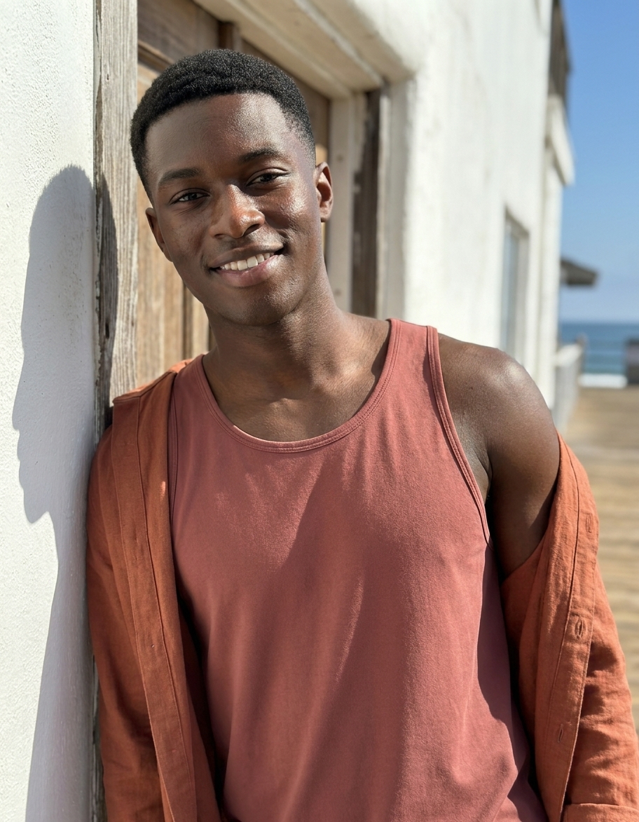 Tank top in Marsala