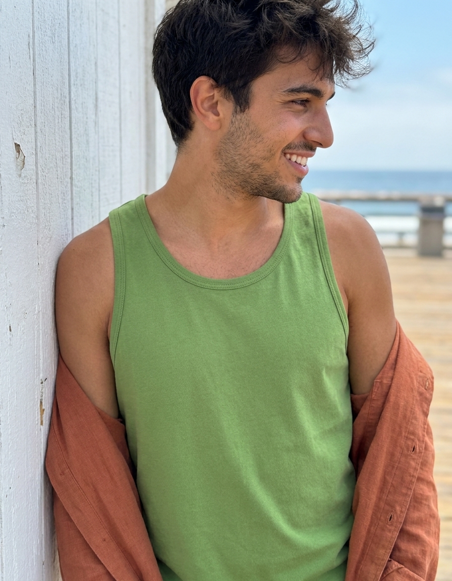Tank top in Greenery