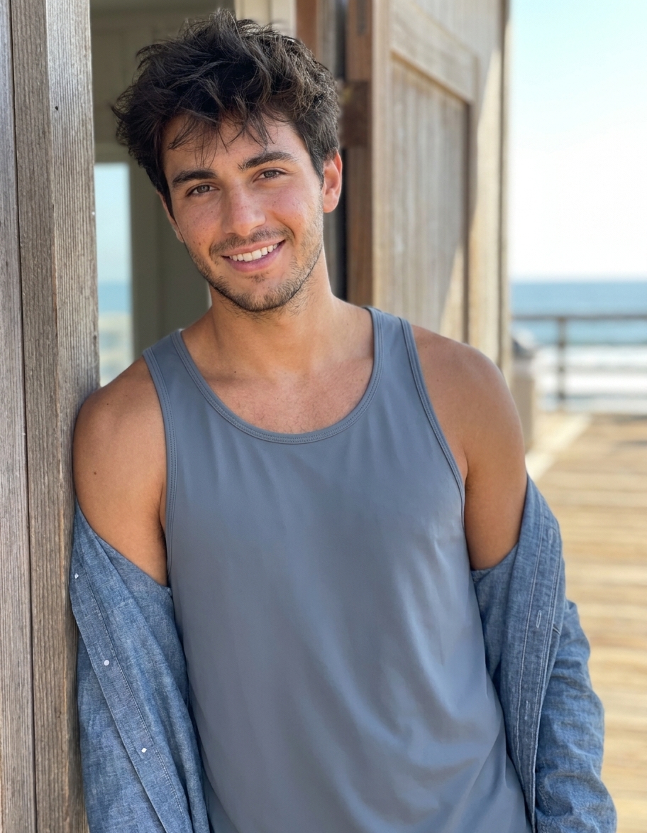 Tank top in Slate