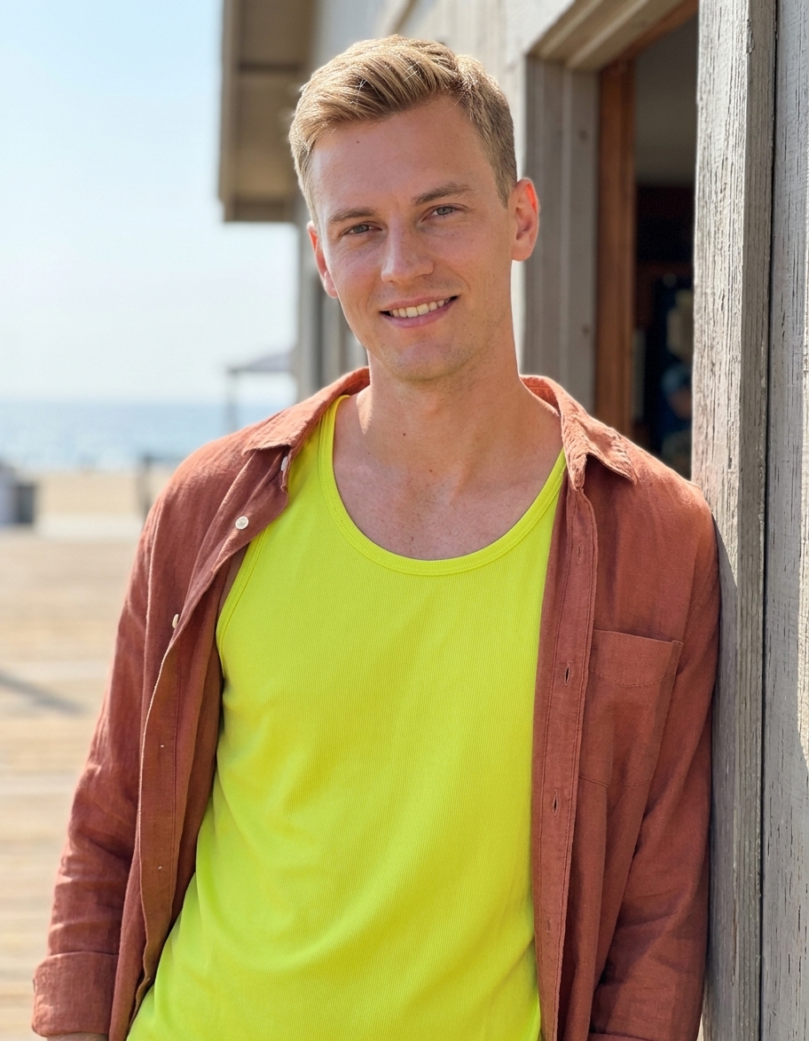 Tank top in Neon Yellow