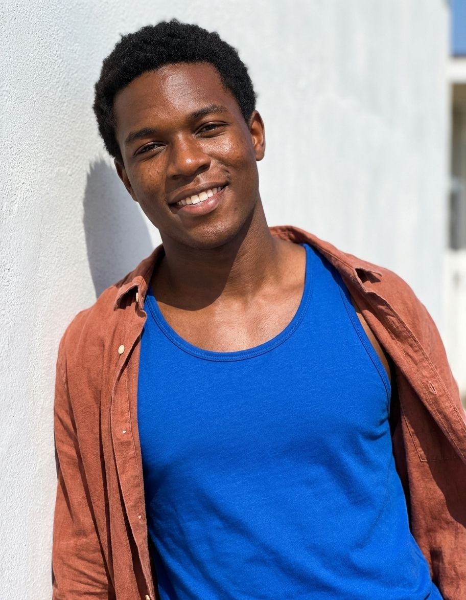 Klein Blue Tank Top Men's Tank Top — Lolekai