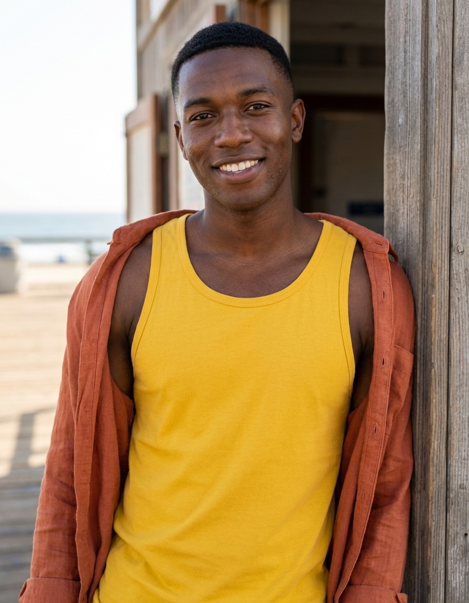Tank top in Bauhaus Yellow