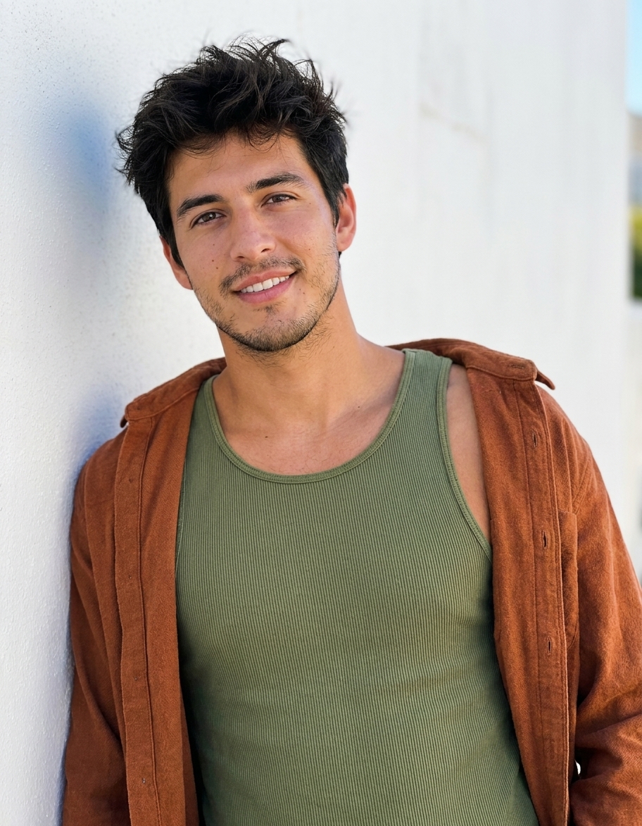 Tank top in Olive