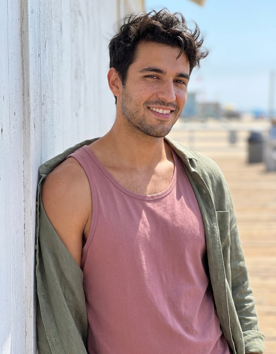 Tank top in Dusty Rose