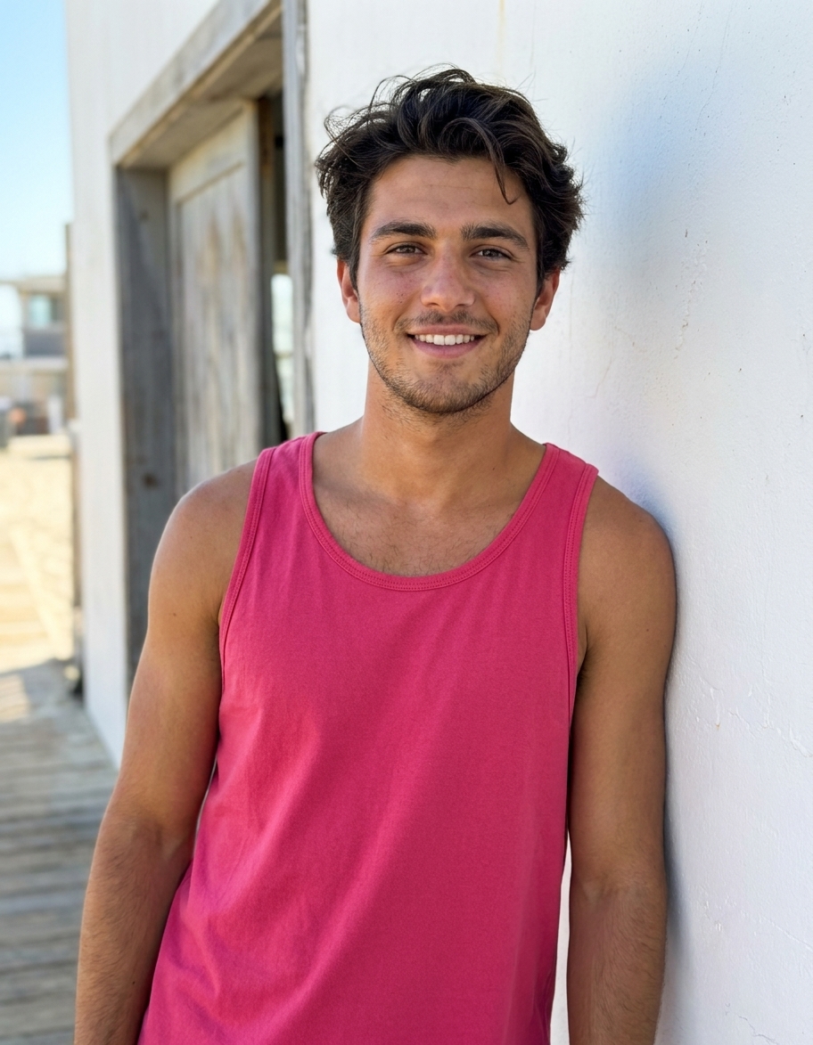 Tank top in Cherry