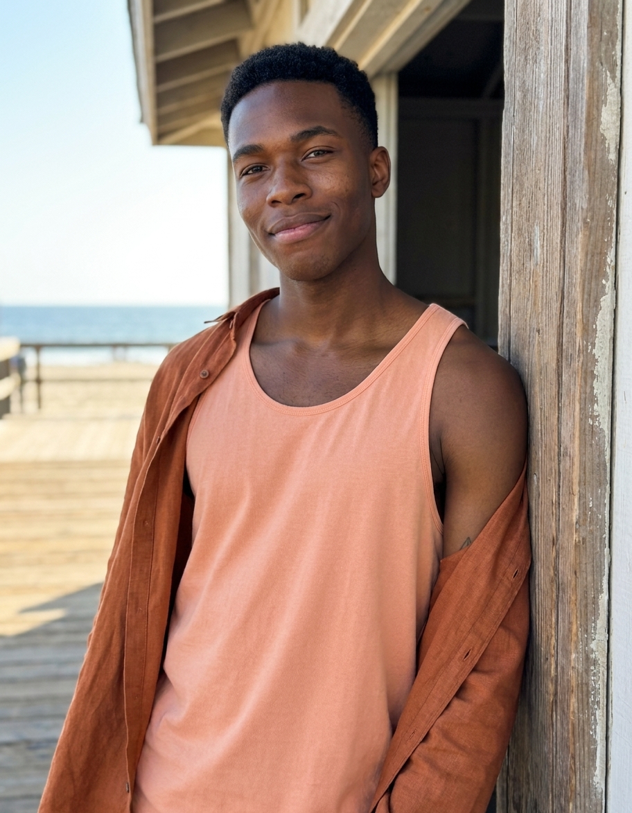 Tank top in Sherbet