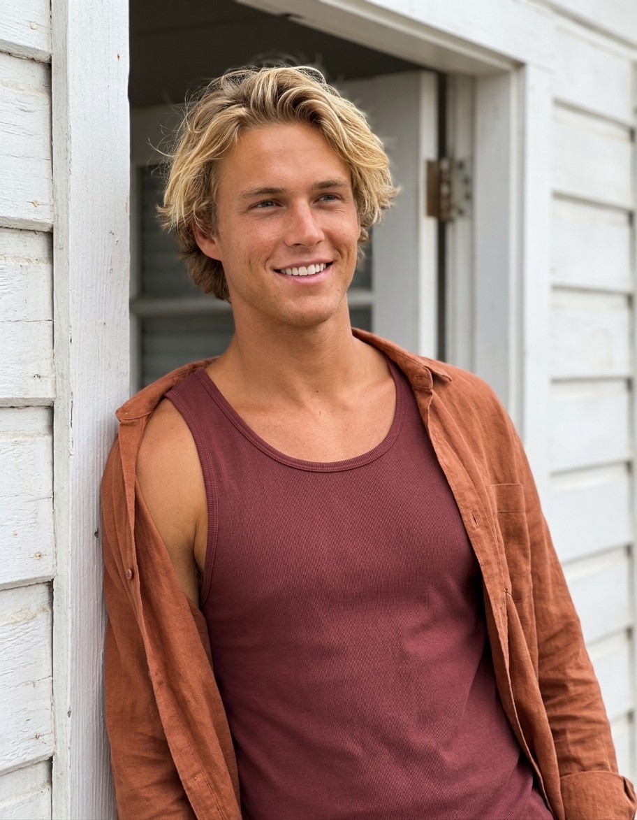 Tank top in Cordovan