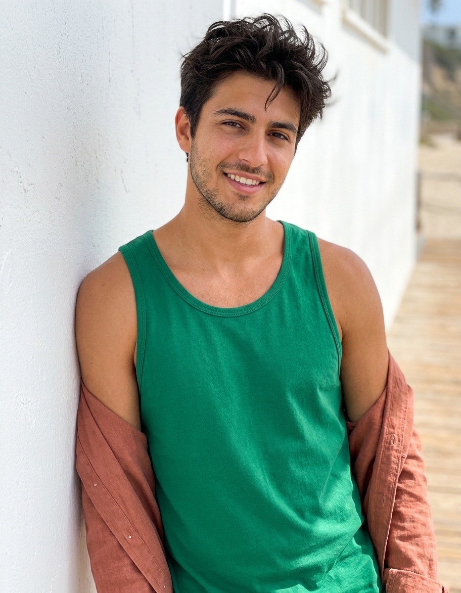 Tank top in Runway Emerald