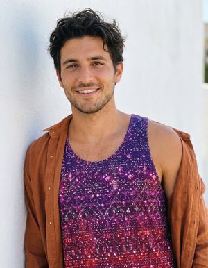 Lime Gulab Tank Top Men's Tank Top — Lolekai