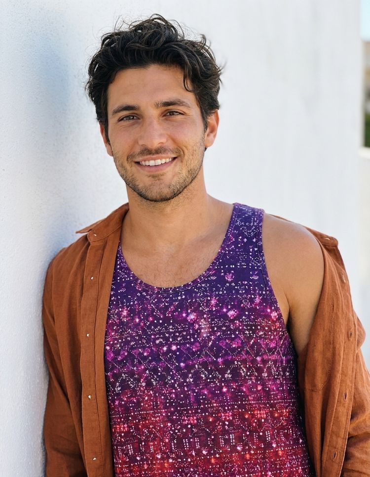 Men's Bandhani Tank Top