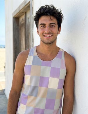 White Onyx Pulse Tank Top Men's Tank Top — Lolekai