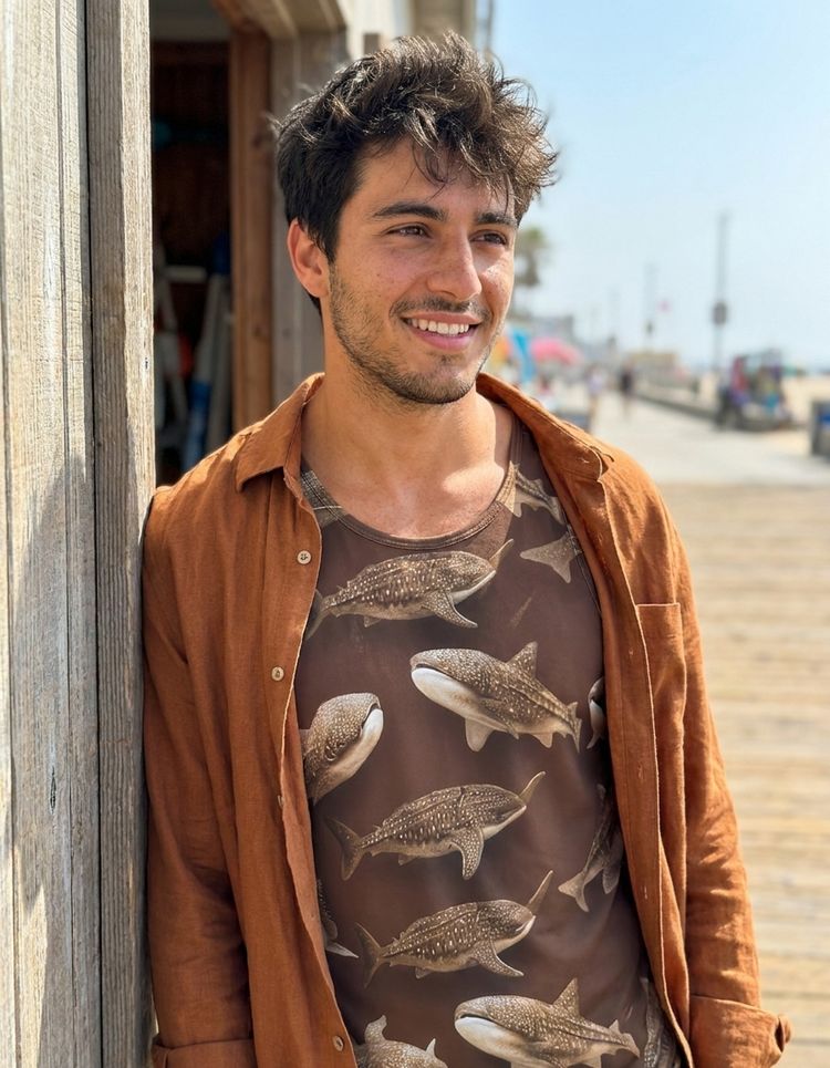 Men's Whale Shark Tank Top