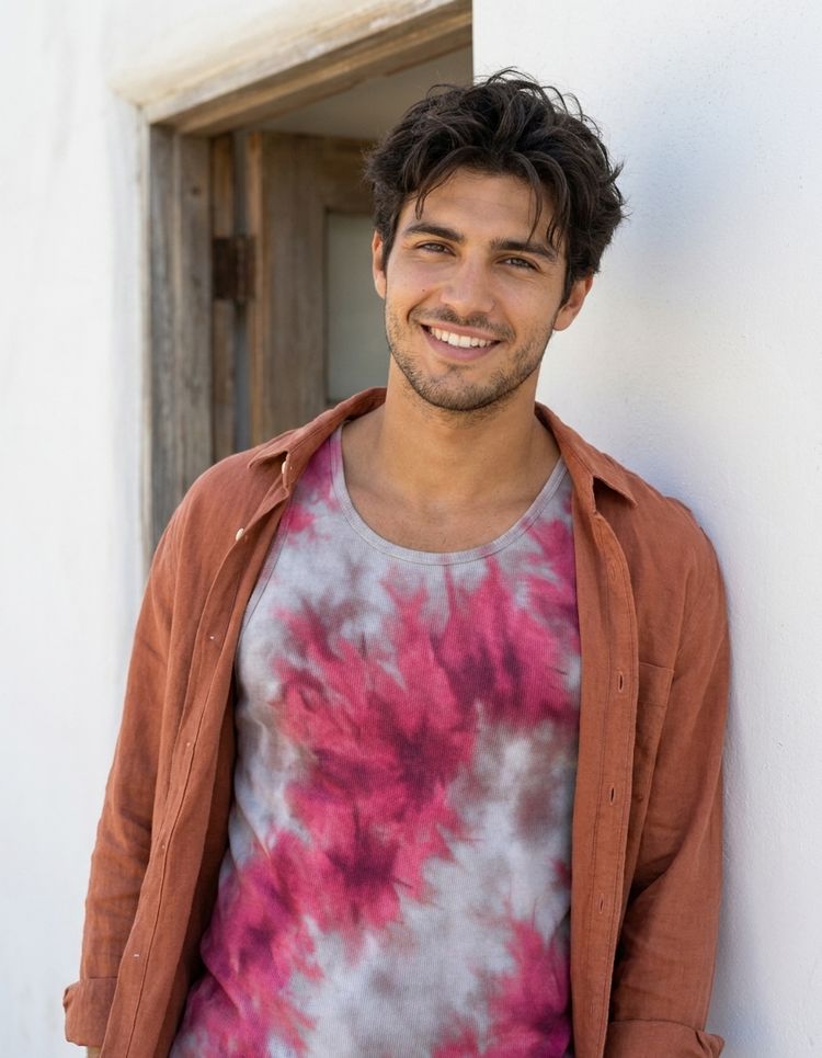 Men's Electric Fuchsia Eclipse men's tank tops