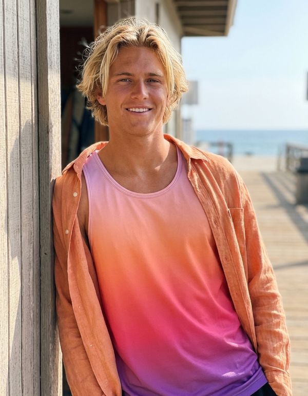 Men's Sunset Tank Top