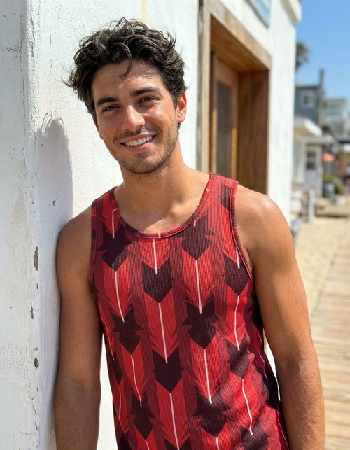 Fiery Red Kumo Tank Top