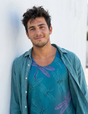 Turquoise Zephyr Tank Top Men's Tank Top — Lolekai