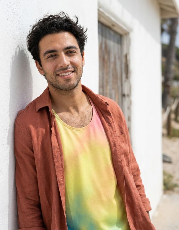 Men's Ice-Dye Tank Top