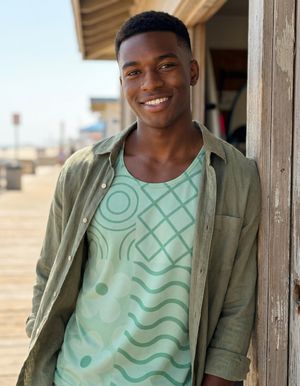 Jelly Mint Petal Tank Top Men's Tank Top — Lolekai