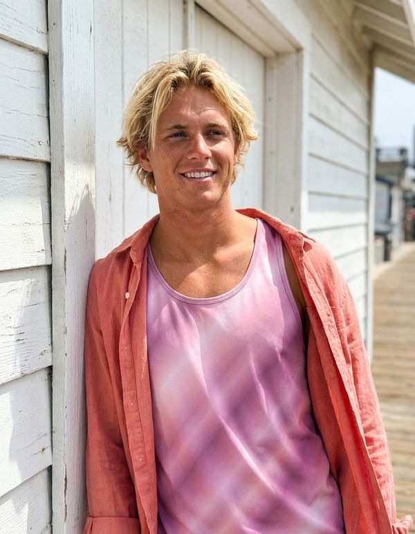 Men's Striped Tank Top