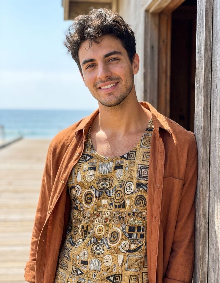 Men's Klimt Adele Bloch-Bauer Tank Top