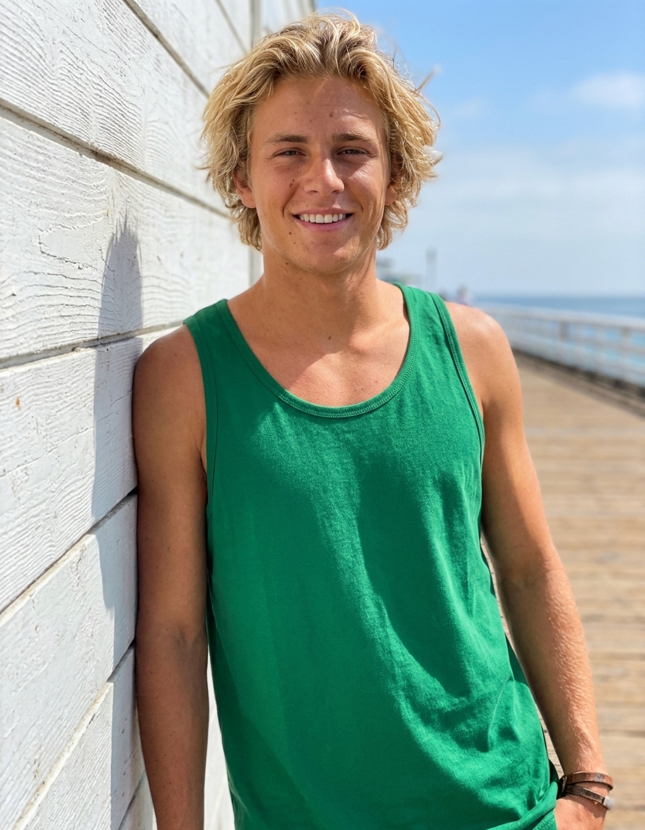 Tank top in Gucci Green