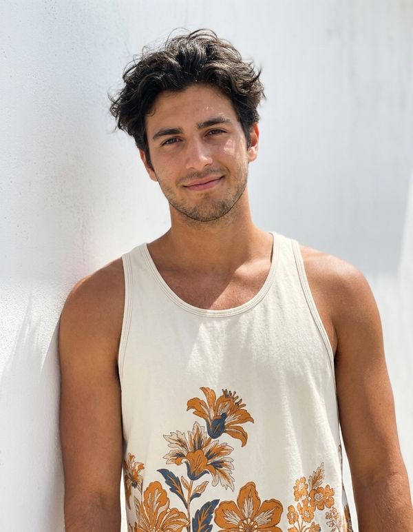 Silk Bloom tank tops