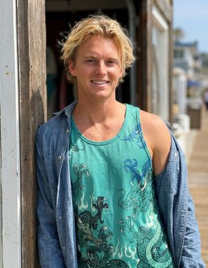 Transformative Teal Vortex Tank Top Men's Tank Top — Lolekai