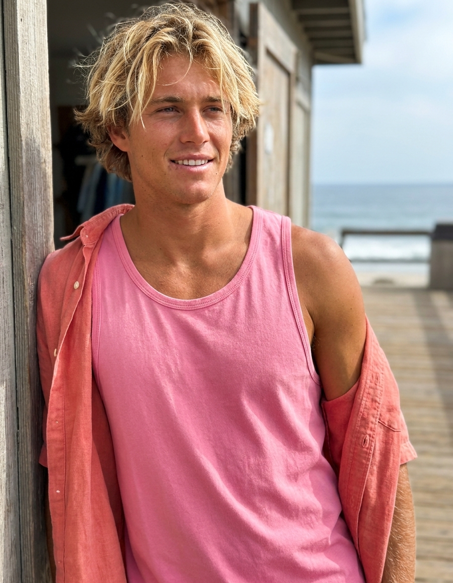 Tank top in Flamingo
