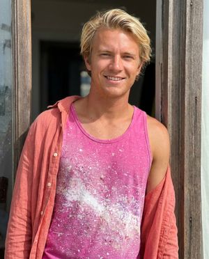 Men's Neon Magenta Pixelate men's tank tops