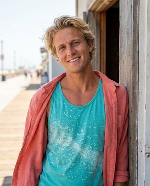 Men's Turquoise Pixelate men's tank tops