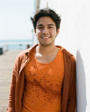 Men's Orange Pixelate tank tops