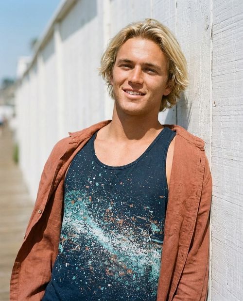 Blue Aura Pixelate Tank Top Men's Tank Top — Lolekai