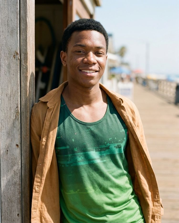 Men's Runway Emerald Mosaic Tank Top