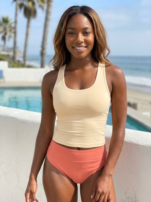 Papaya Whip Tank Top Women's Tank Top — Lolekai