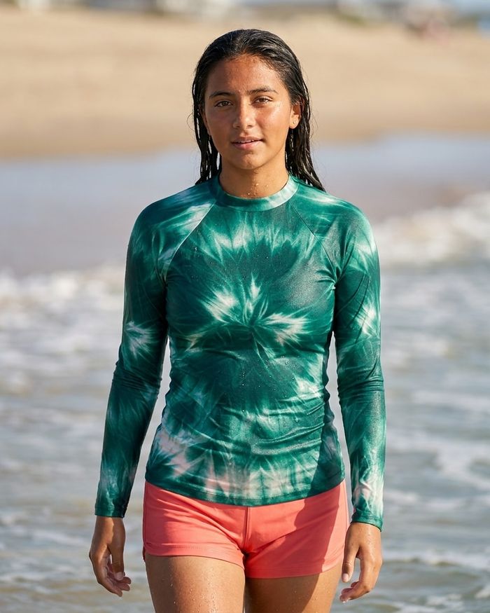 Rashguard — Girls Alexandrite Glacier