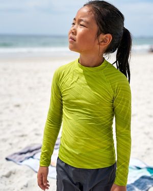 Girls Runway Chartreuse Spectrum girls youth rashguards