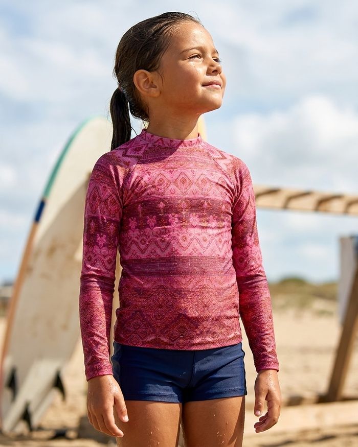 Rashguard — Girls Millennial Pink Serenade