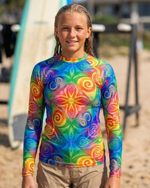 Girls Prism girls youth rashguards