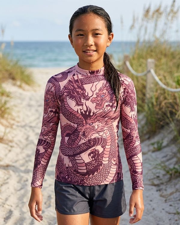 Dragon's Lair girls youth rashguards