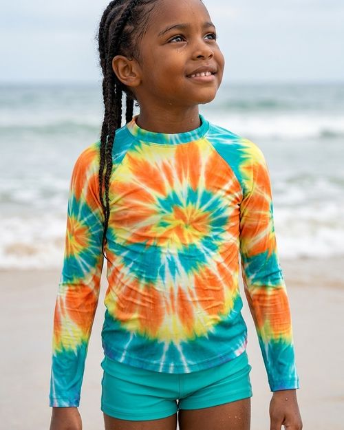 Girls Nebula girls youth rashguards