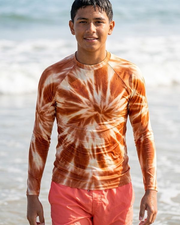 Tie-dye Collection boys youth rashguards