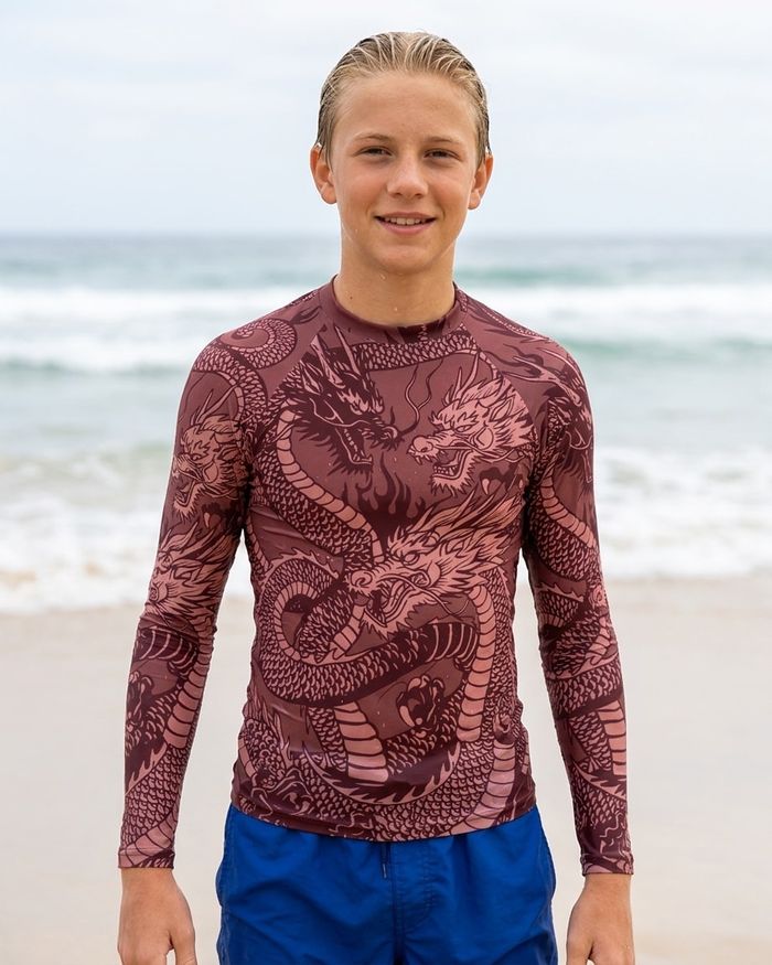 Rashguard — Boys Wine Ember