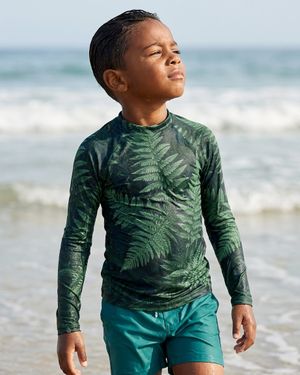 Boys Alexandrite Emerald boys youth rashguards