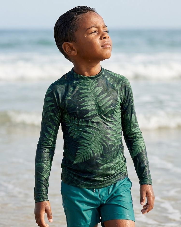 Boys Alexandrite Emerald boys rashguards