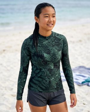 Girls Alexandrite Verdant girls rashguards