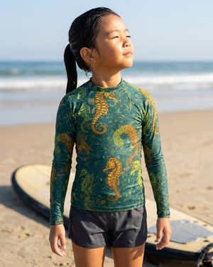 Girls Sycamore Triton girls rashguards
