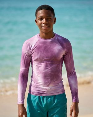 Boys Burnished Lilac Frost boys youth rashguards