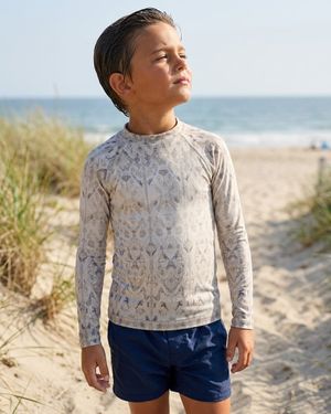 Boys White Onyx Siam boys youth rashguards