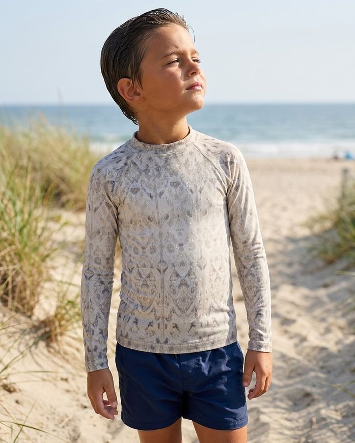 Rashguard — Boys White Onyx Siam