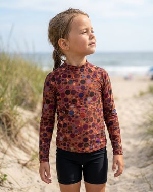 Girls Dapple girls youth rashguards